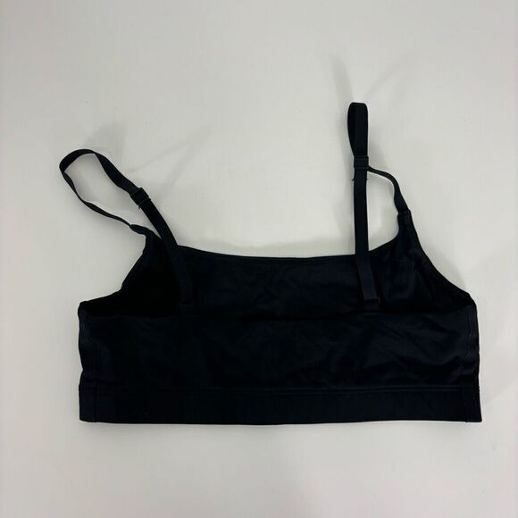 Everlane Black The Invisible Square-Neck Bralette Bra - Picture 2 of 3
